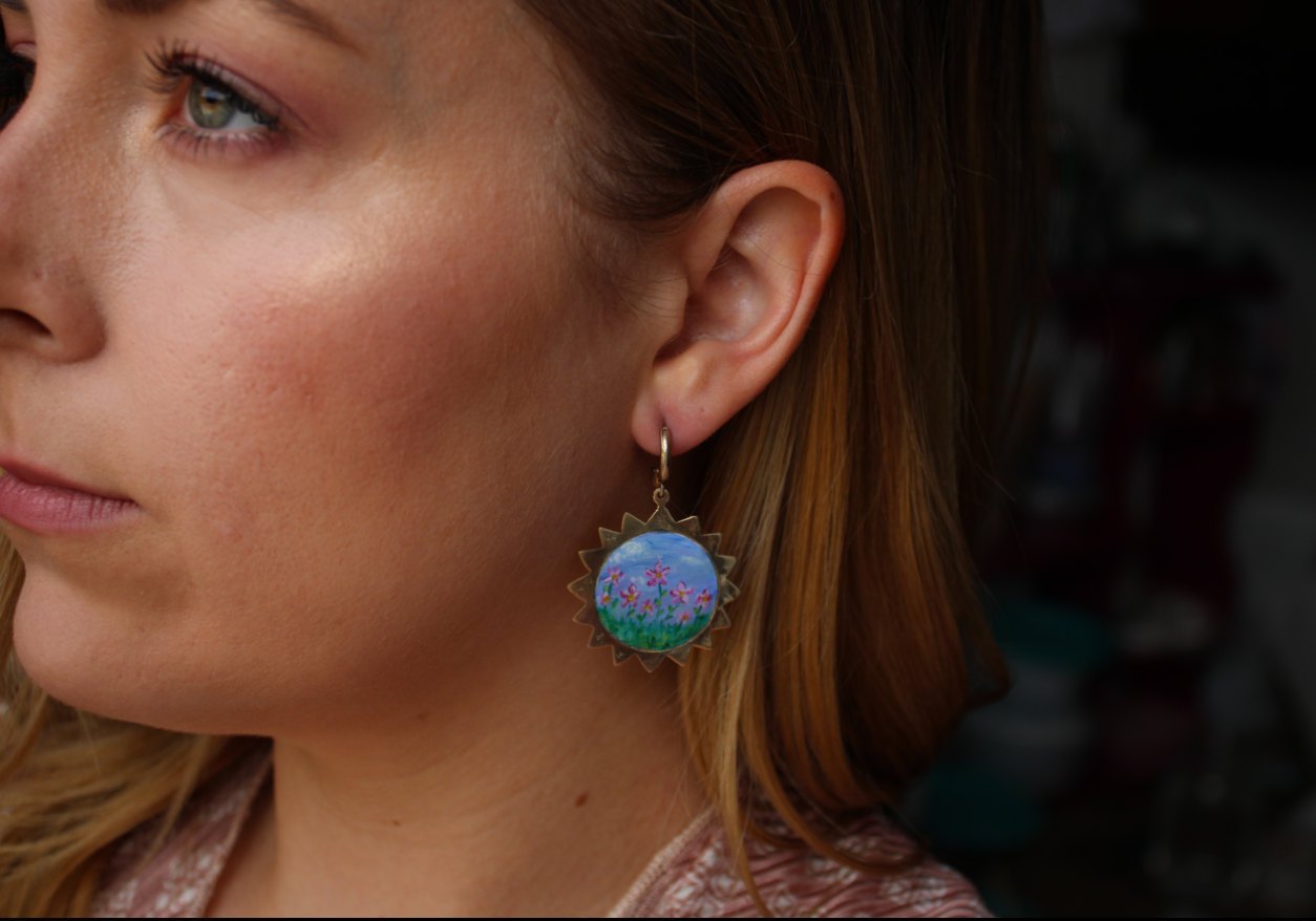 Cosmos At Dusk Earrings