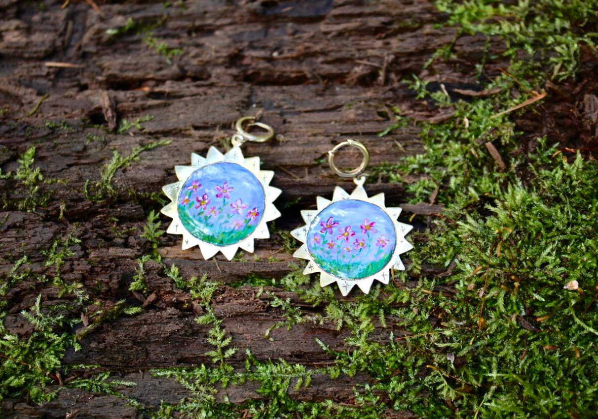 Cosmos At Dusk Earrings