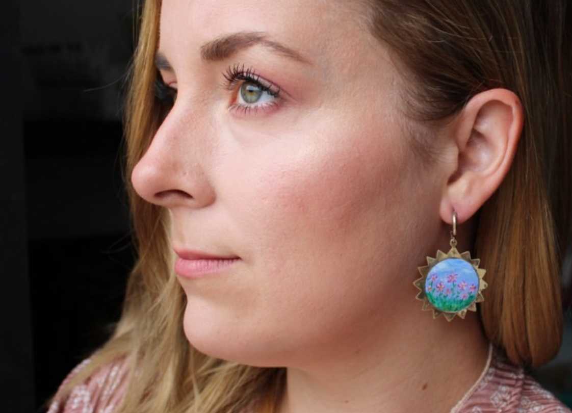 Cosmos At Dusk Earrings
