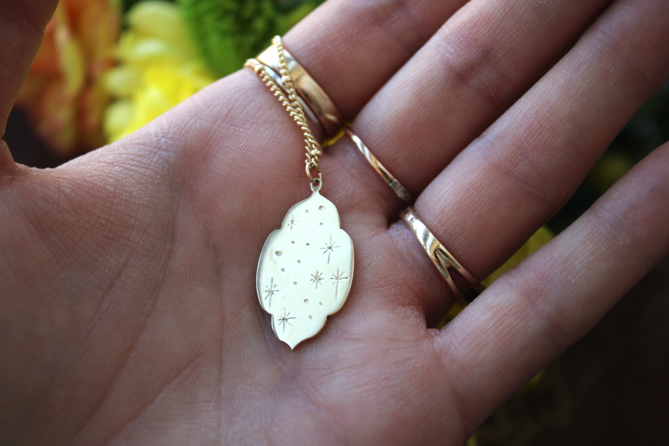 Custom Cat Portrait Necklace