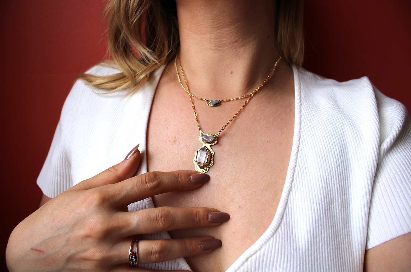 Fearless Clarity Layered Necklace