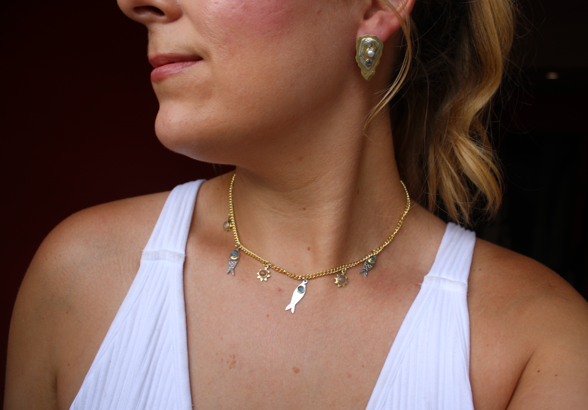 Fishes & Sunshine Necklace