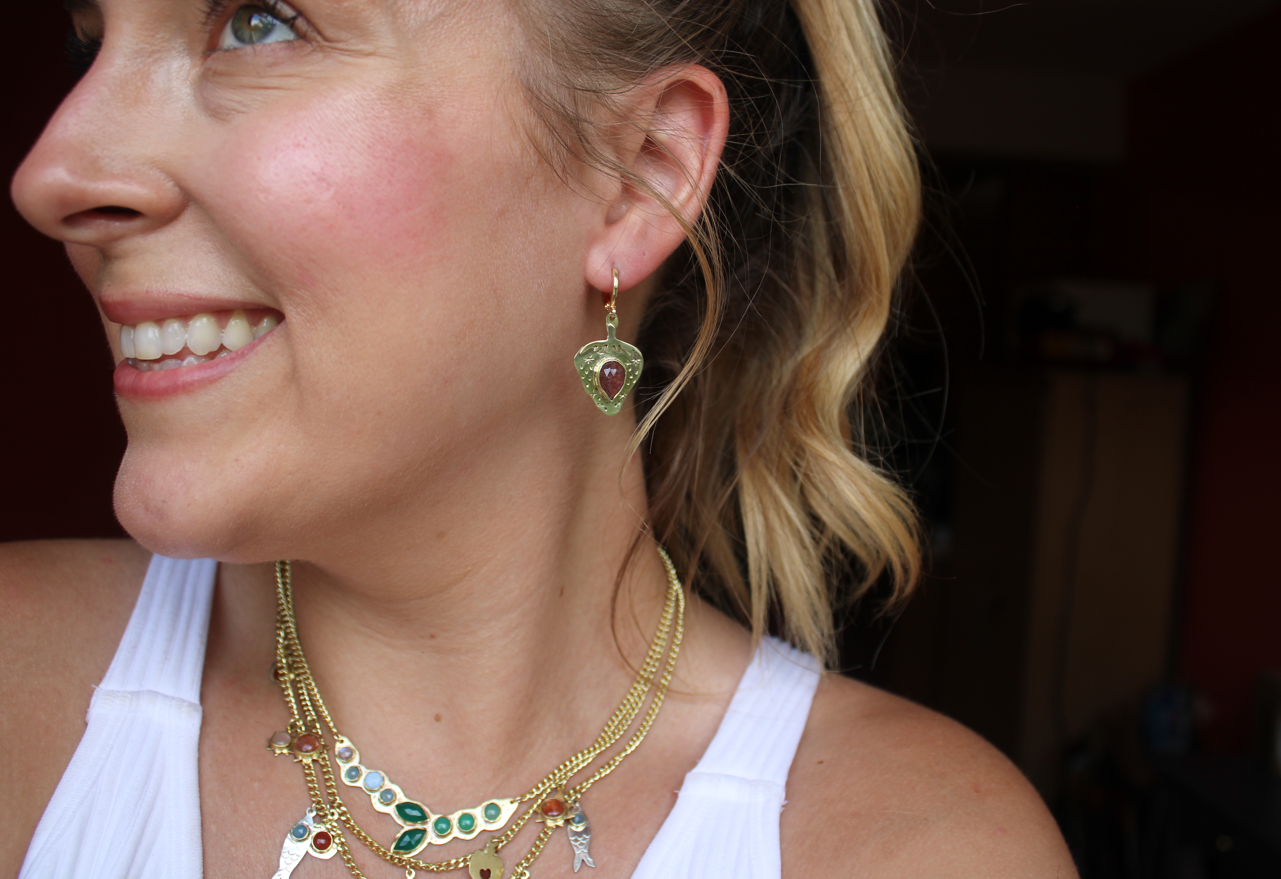 Strawberry Sparkle Earrings