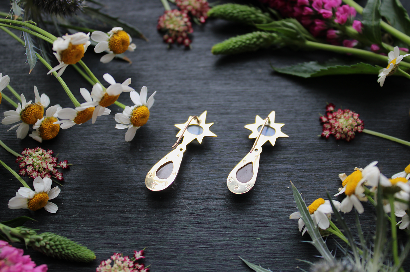 Strawberry Moonbeam Earrings