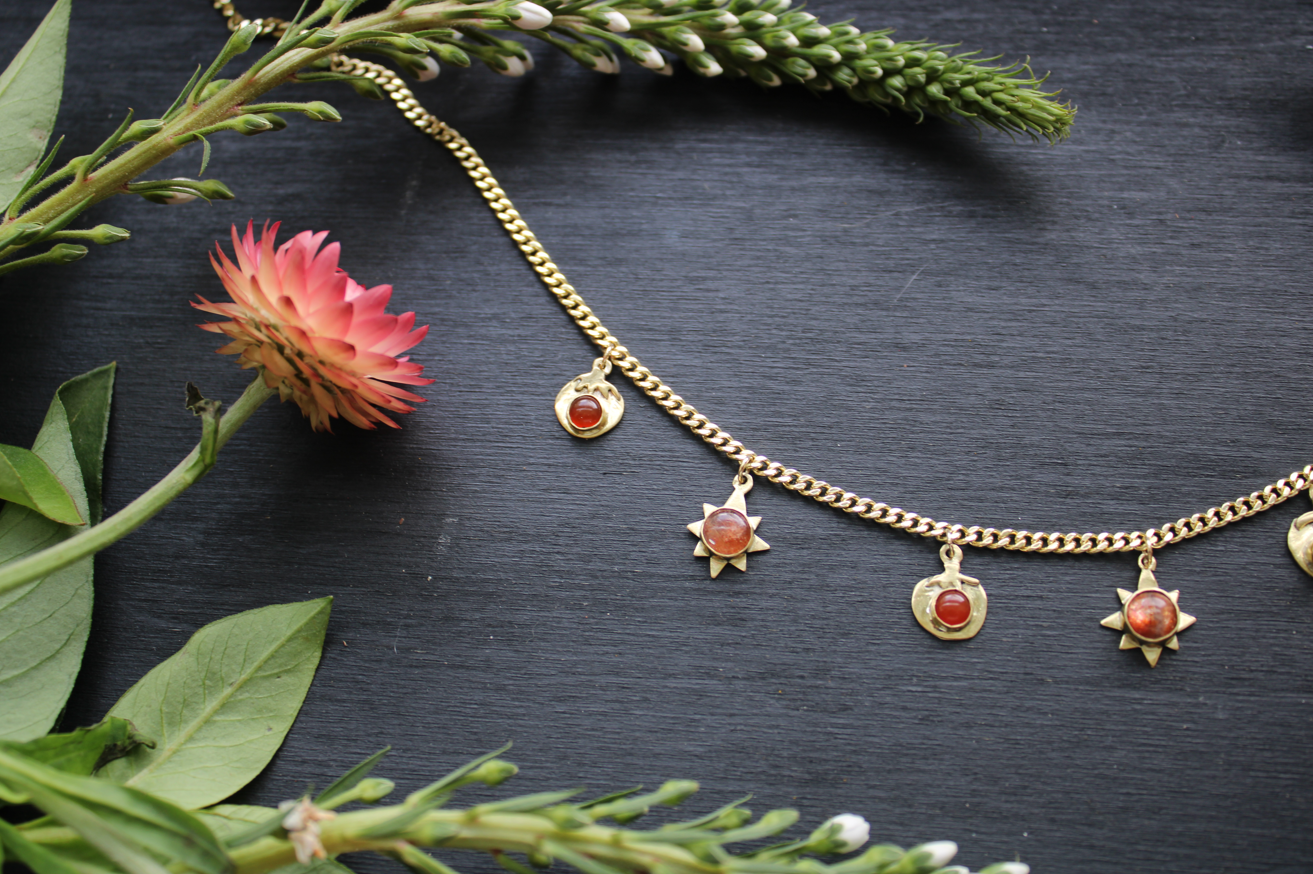 Tomatoes and Sunshine Necklace