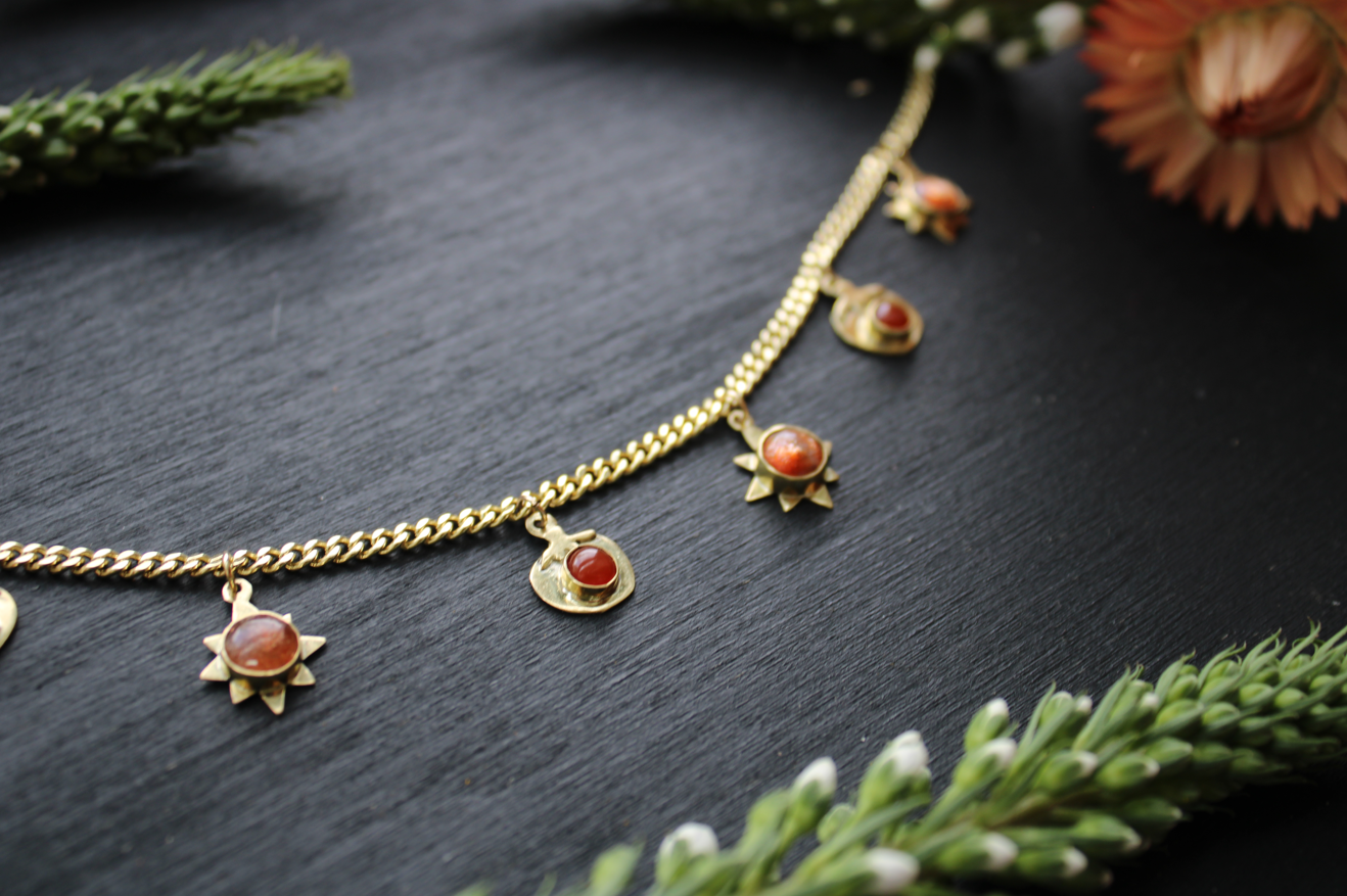 Tomatoes and Sunshine Necklace