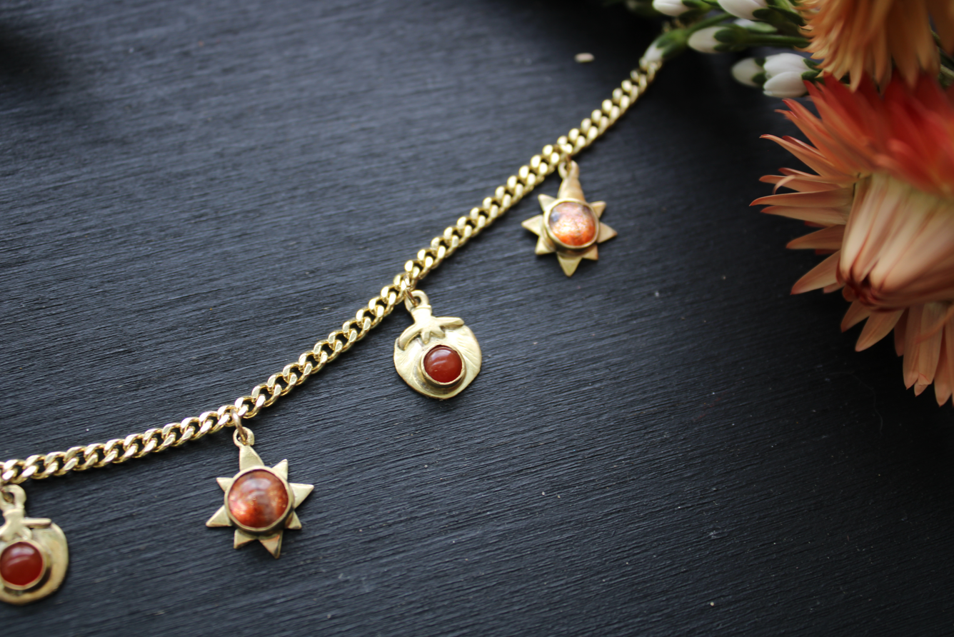 Tomatoes and Sunshine Necklace