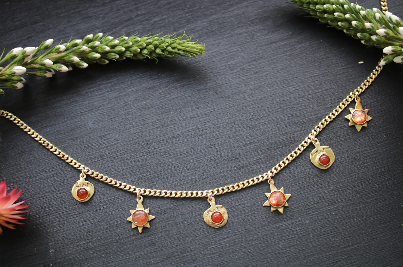 Tomatoes and Sunshine Necklace