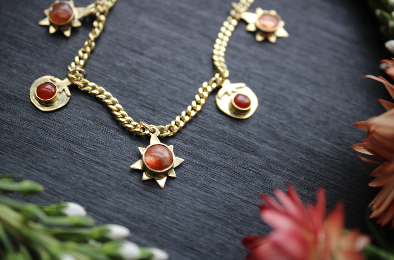 Tomatoes and Sunshine Necklace