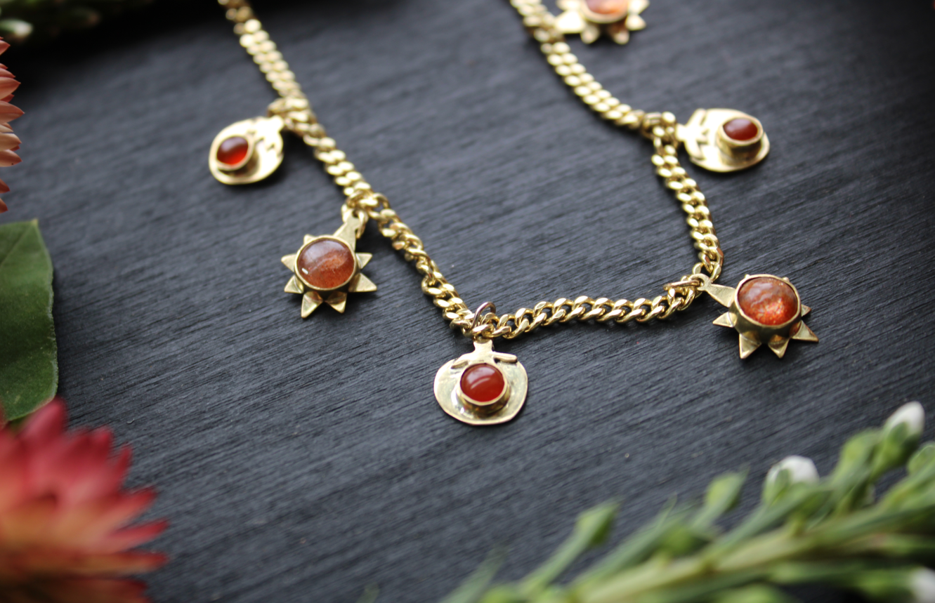 Tomatoes and Sunshine Necklace